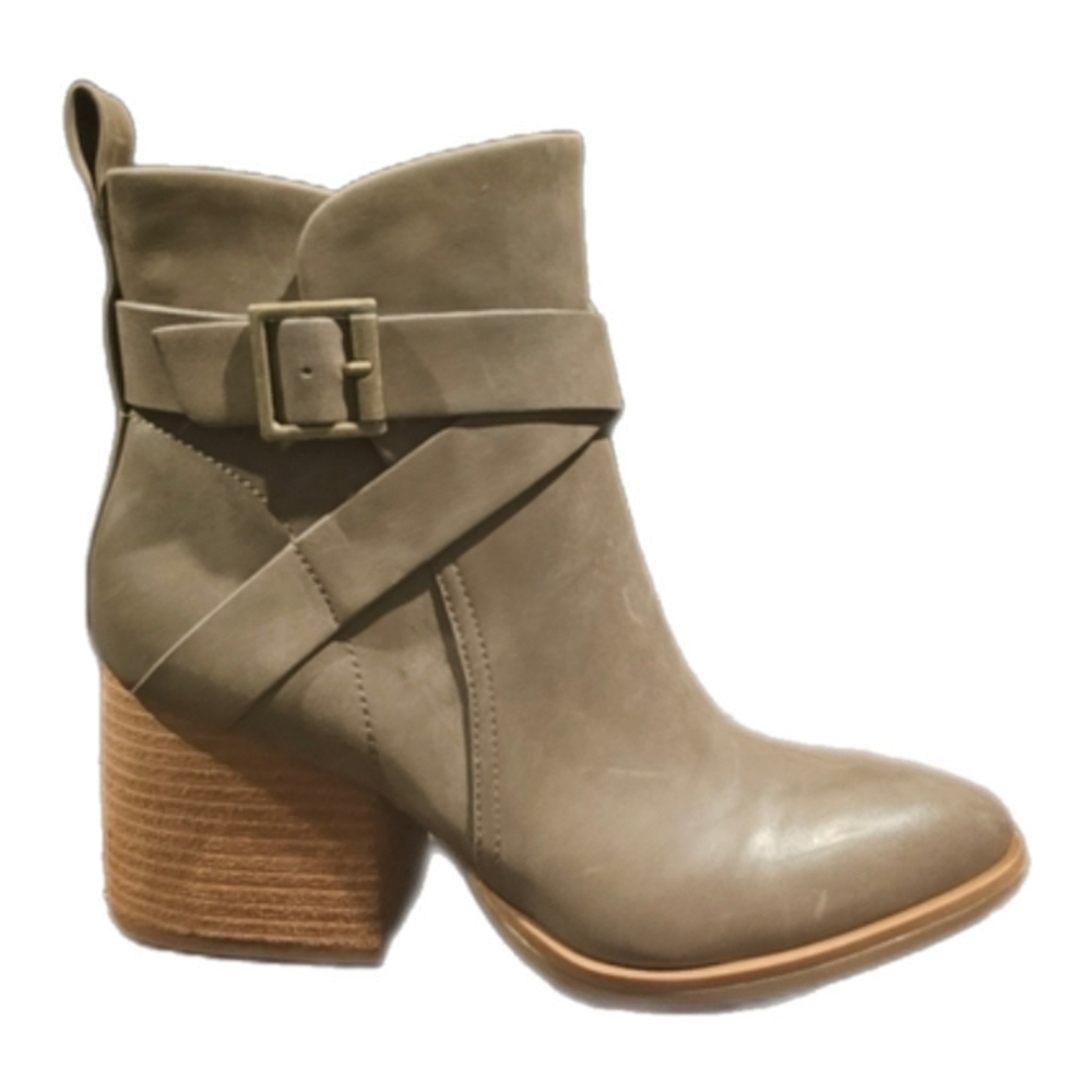 Kork-Ease Joelle Leather Bootie Taupe Women’s Size 9